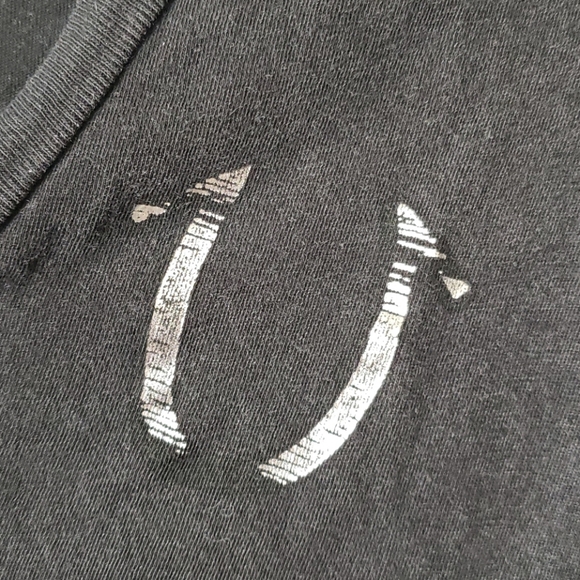 True Religion black v-neck tee - Picture 3 of 4